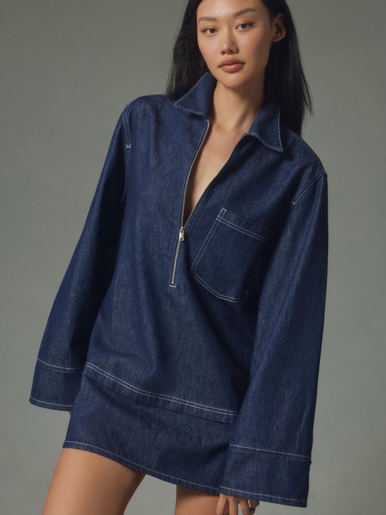 Pilcro Dresses & Skirts - Pilco Denim Mini Shift Dress